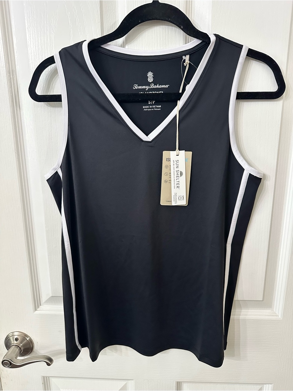 Tommy Bahama IslandZone Sun Shelter Tank Top, size Small - Picture 2 of 4